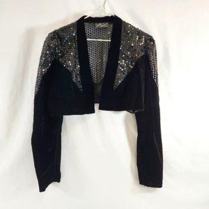 Sequin Cabaret Crop Jacket